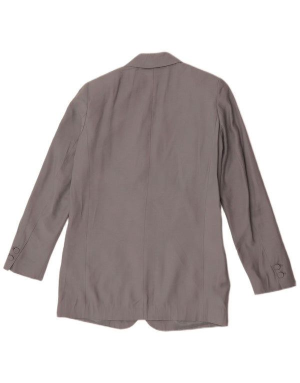 Giacca blazer aperta da donna Zara UK 6 XS viscosa grigia