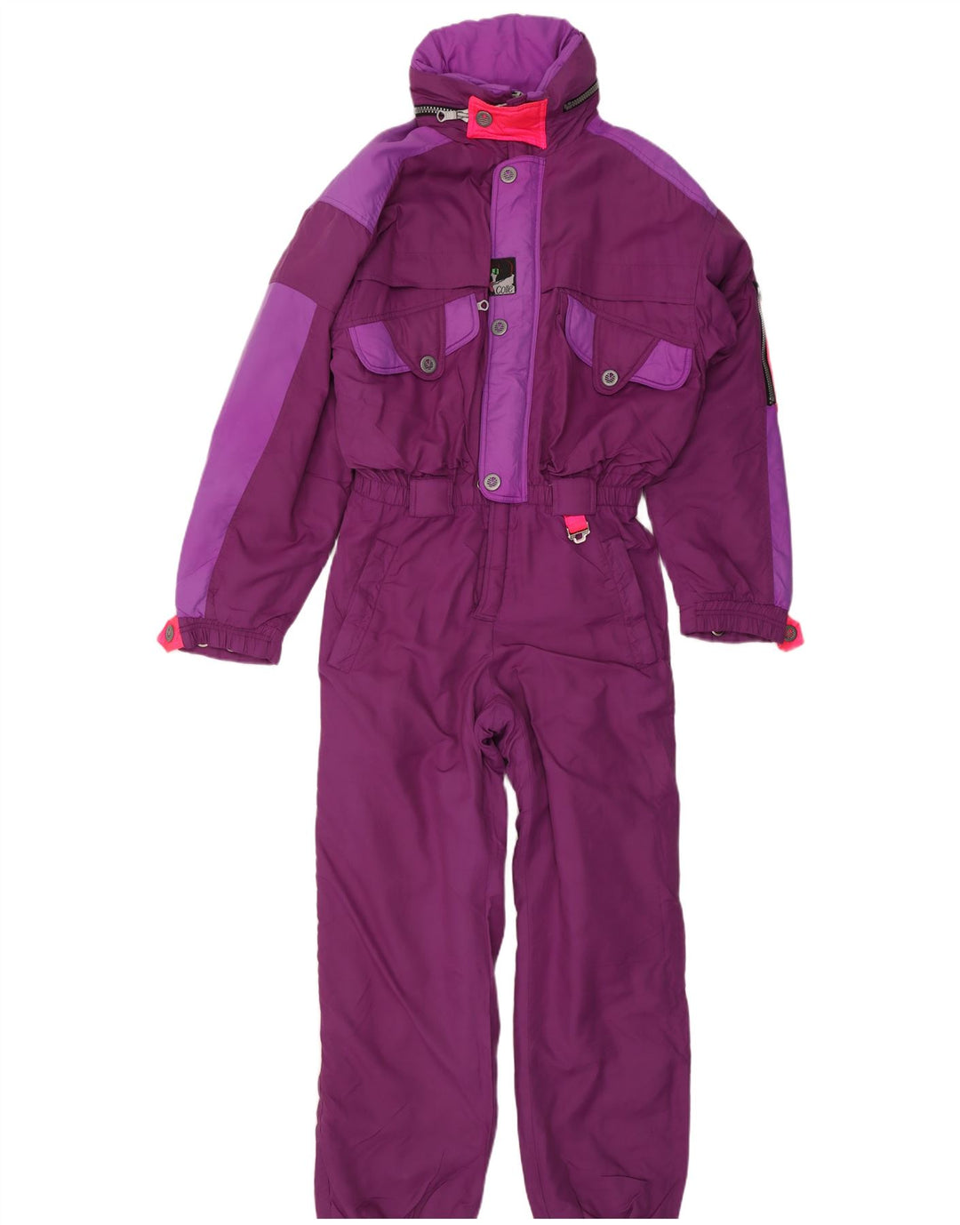 Tuta da sci da donna Colle UK 12 color block viola medio