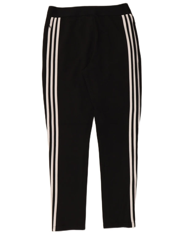 Pantaloni della tuta da donna Adidas UK 12/14 cotone nero medio