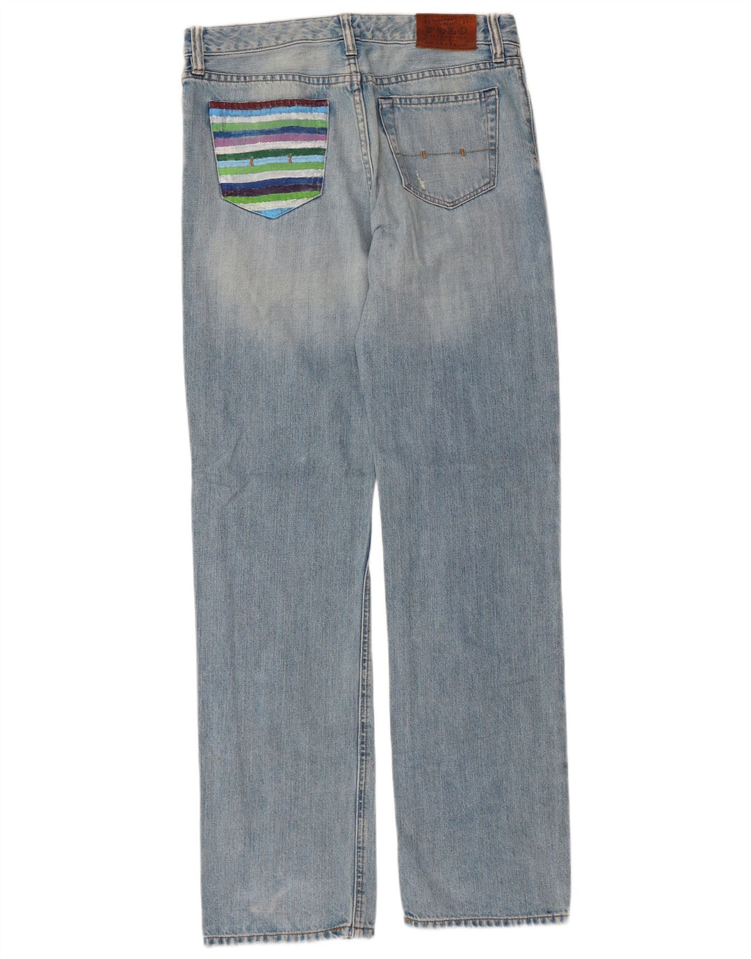 POLO RALPH LAUREN Jeans dritti da ragazzo 15-16 anni W30 L32 Cotone blu