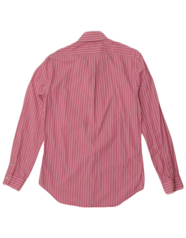 Polo Ralph Lauren Camicia slim fit da uomo piccola in cotone a righe rosa