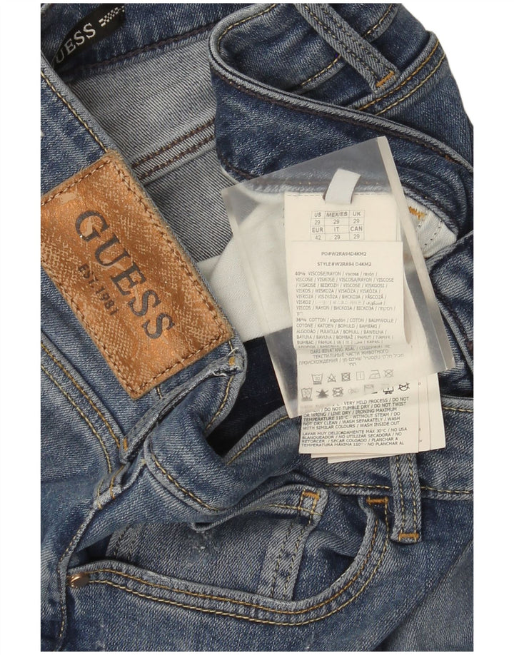 Jeans skinny da donna Guess W29 L32 viscosa blu