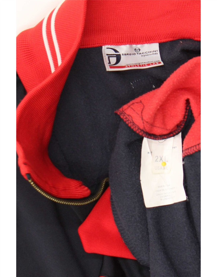 Giacca da tuta da uomo Sergio Tacchini 2XL Blu navy Colourblock