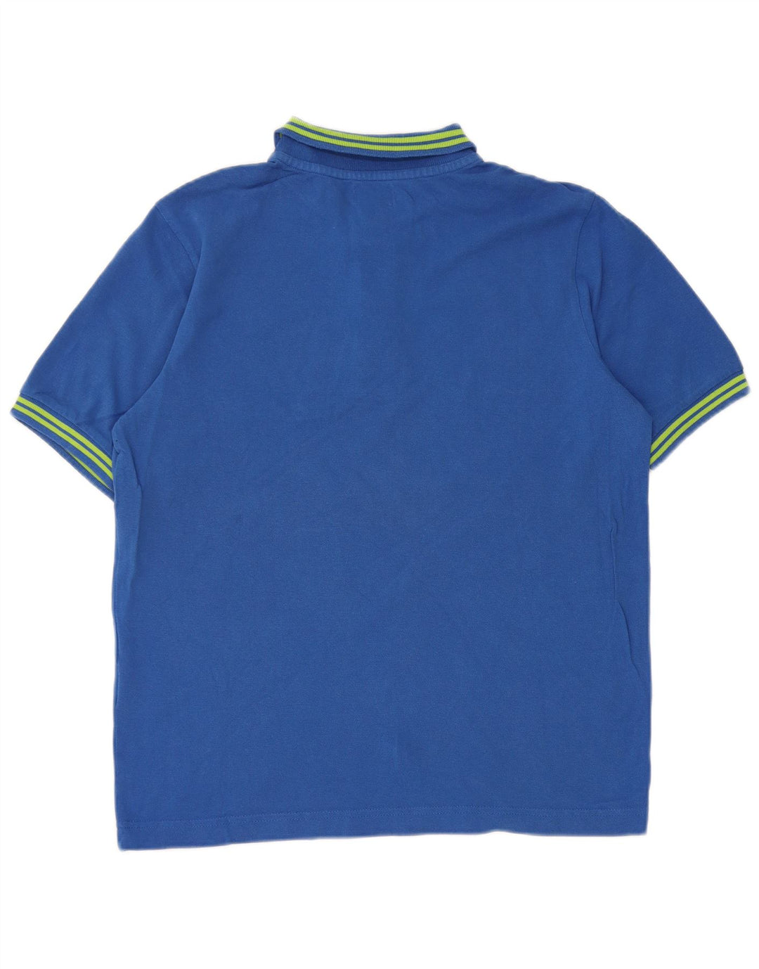 Polo Kappa Uomo Piccola in Cotone Rigato Blu