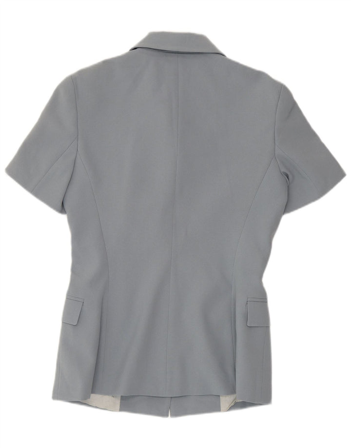 Giacca blazer a 3 bottoni a maniche corte da donna Zara EU 36 XS grigia