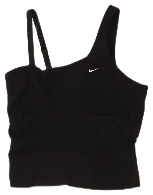 Canotta corta Nike da donna UK 8 piccola nera