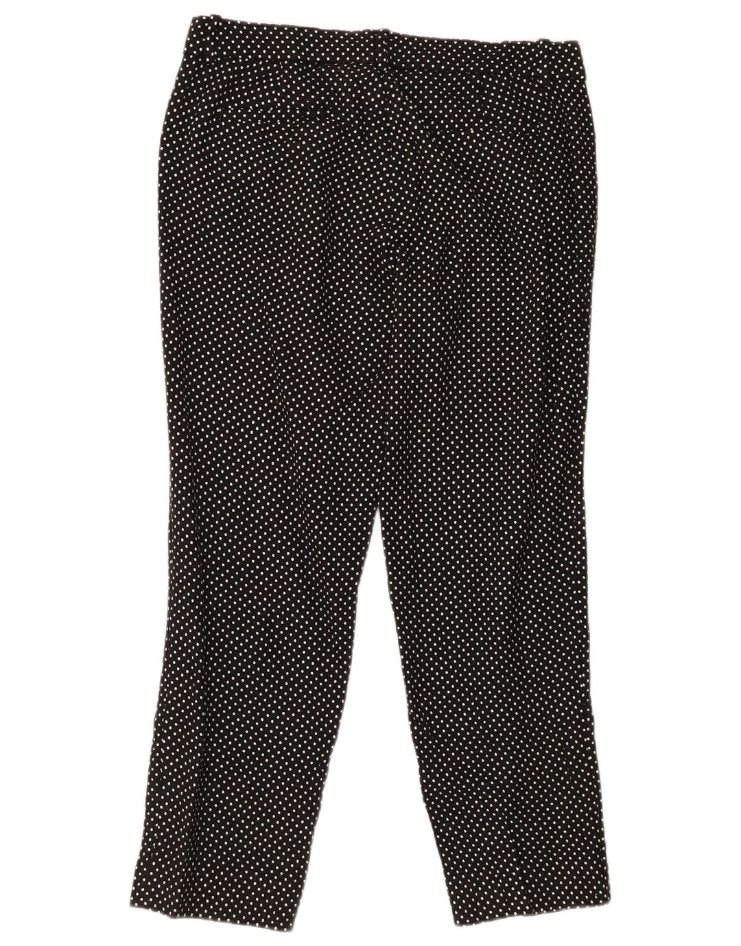 Pantaloni capri slim da donna J. CREW US 6 medi W30 L25 neri maculati
