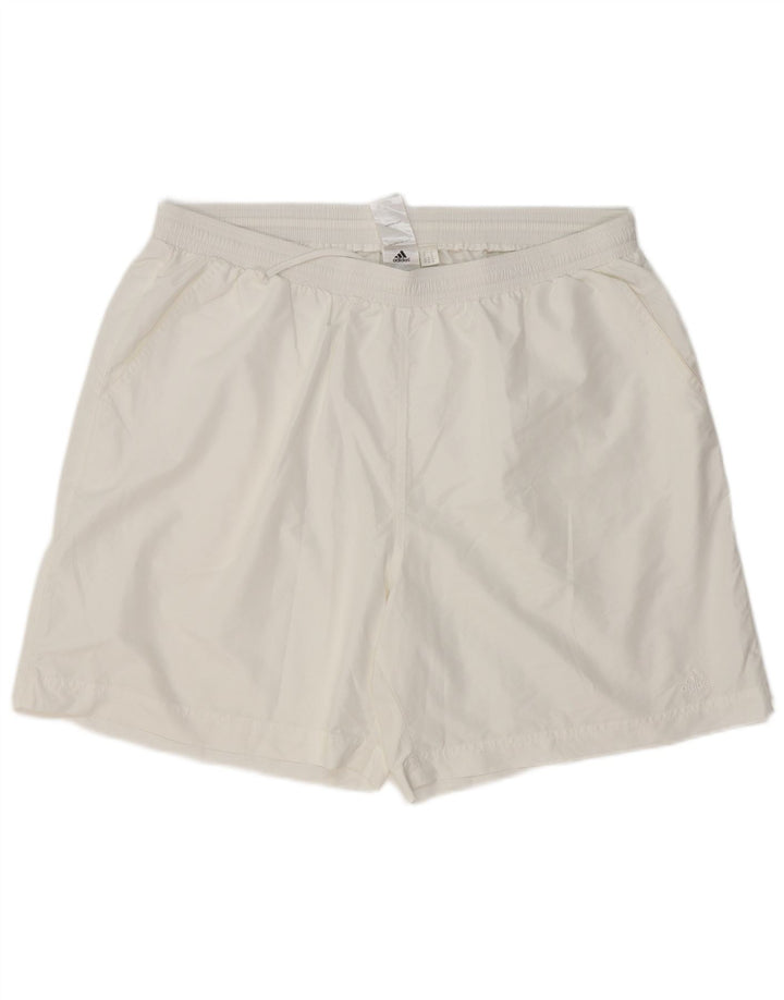 ADIDAS Mens Sport Shorts 2XL  White Polyester
