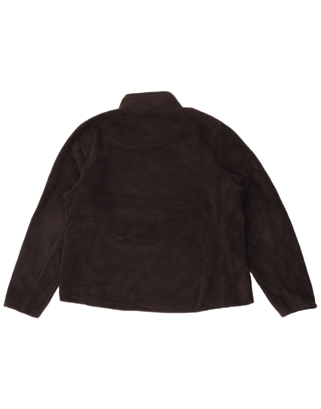 Giacca in pile oversize da donna Eddie Bauer UK 18 XL poliestere nero