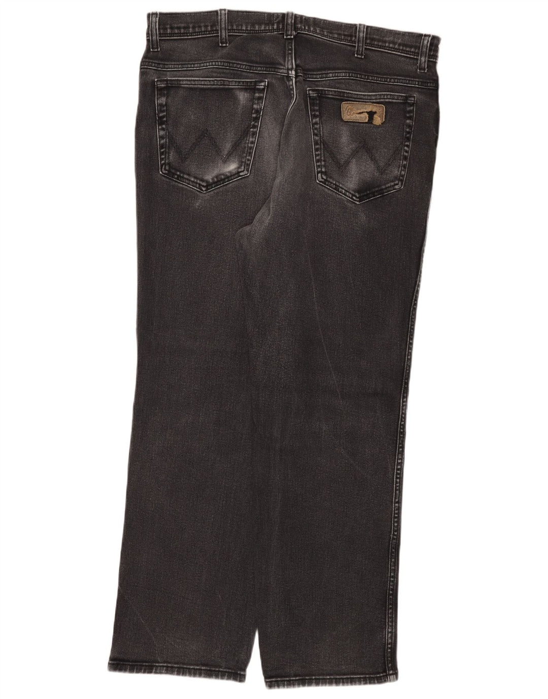 Jeans dritti da uomo Texas WRANGLER W36 L30 cotone nero