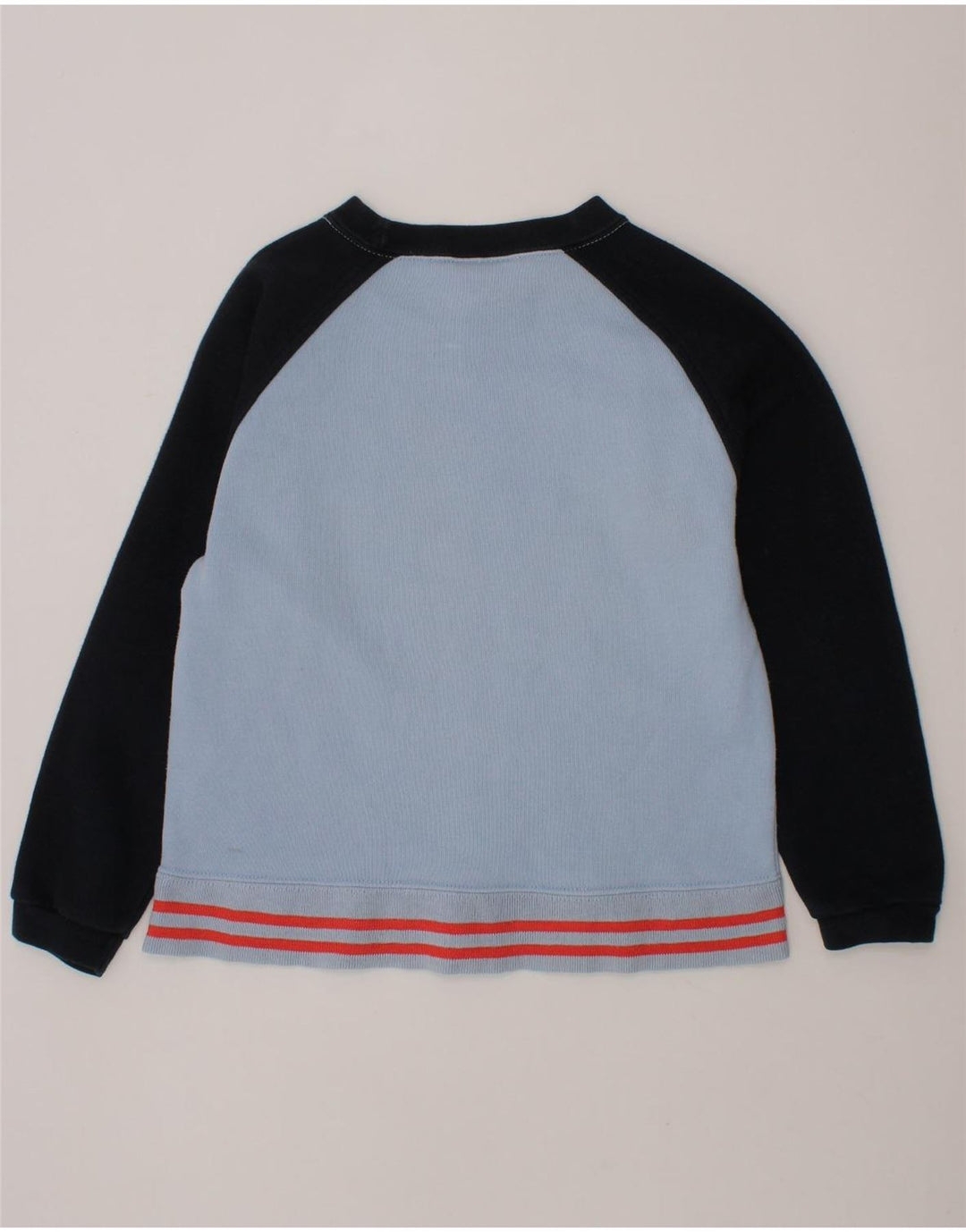 CHAMPION Boys Graphic Sweatshirt Jumper 5-6 Years Blue Colourblock