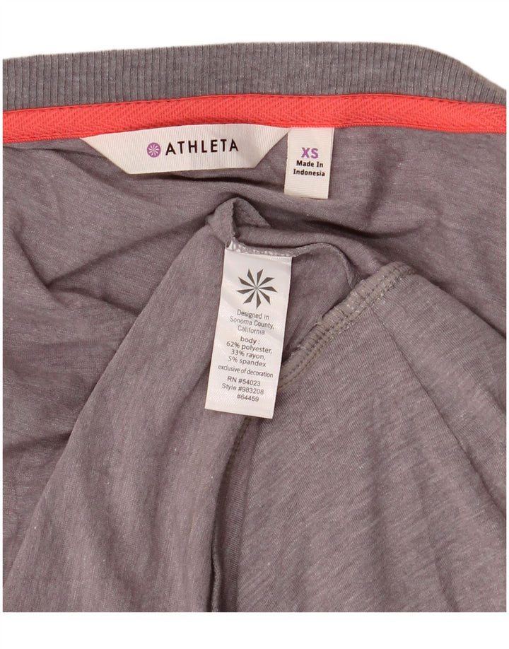 Abito oversize a vita bassa da donna Athleta UK 6 XS poliestere grigio