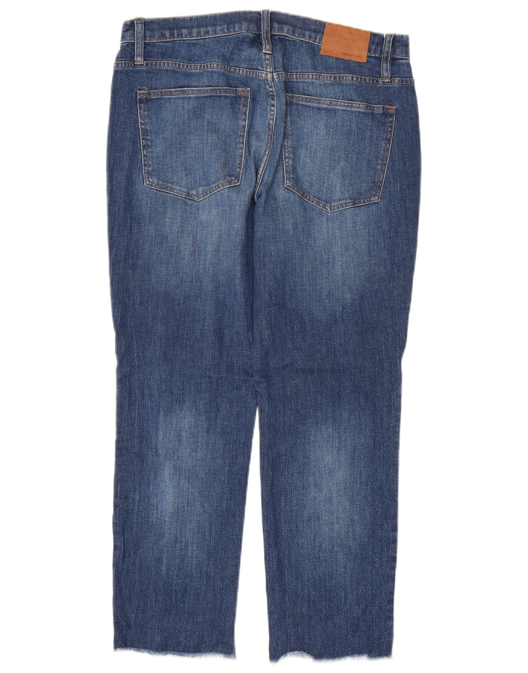 Jeans dritti da donna J. CREW W30 L27 cotone blu