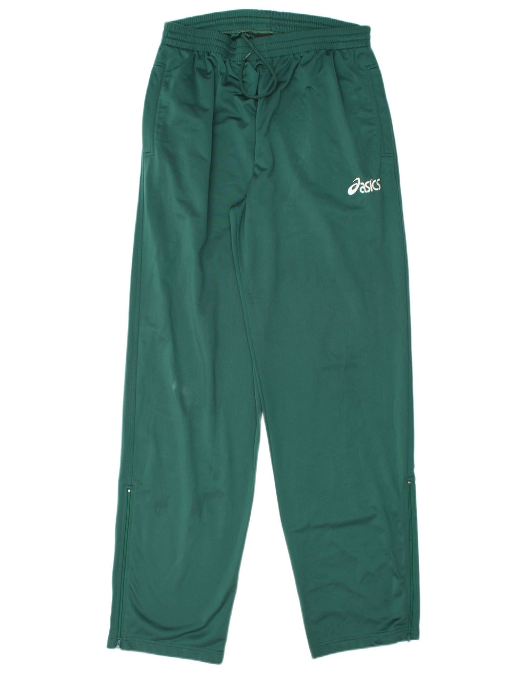 Pantaloni da tuta ASICS da uomo, grandi, in poliestere verde