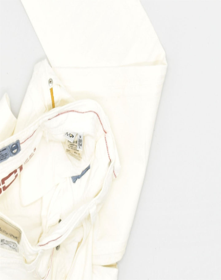 MELTIN' POT Womens Slim Jeans W30 L31 White Cotton | Vintage | Thrift | Second-Hand | Used Clothing | Messina Hembry 