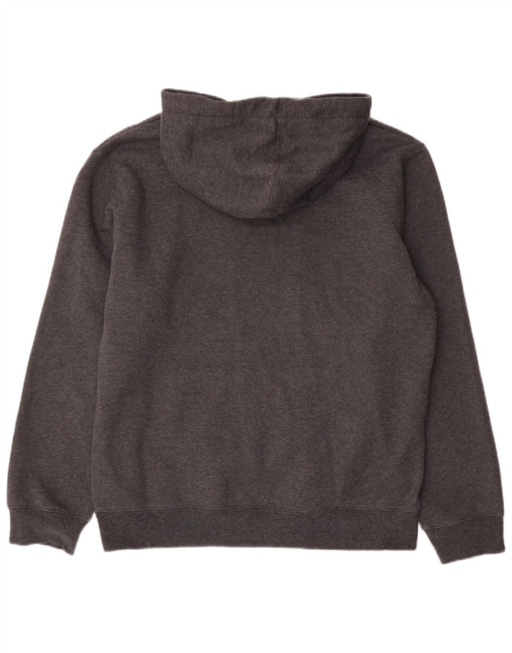 RUSSELL ATHLETIC Maglione con cappuccio grafico da uomo grande in cotone grigio