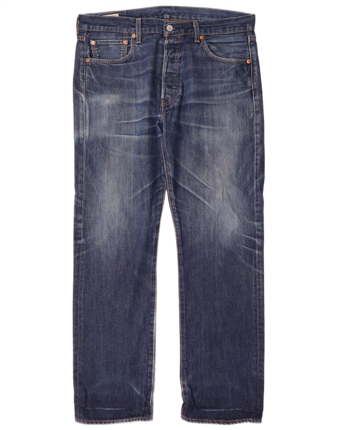 LEVI'S Jeans dritti da uomo 501 W34 L31 cotone blu
