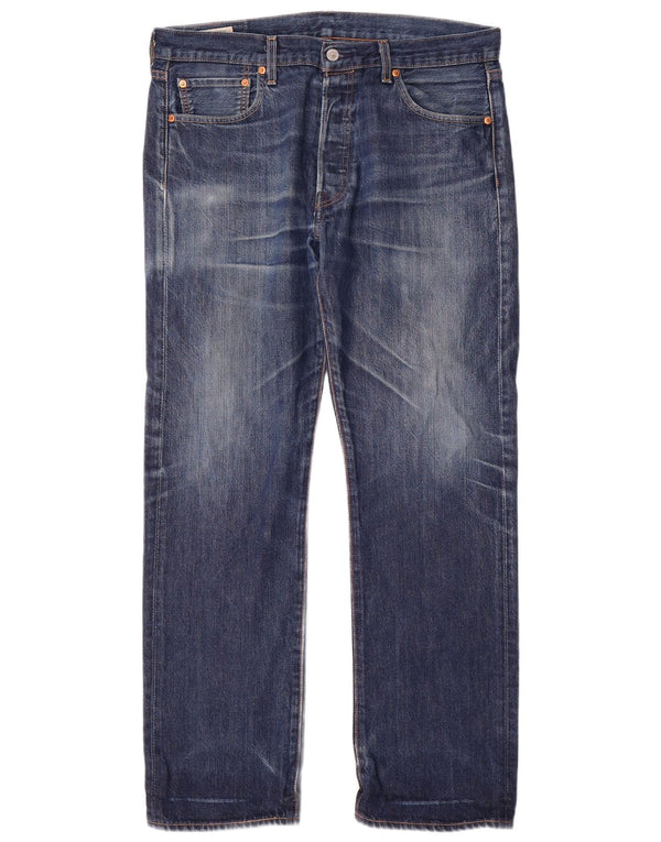 LEVI'S Jeans dritti da uomo 501 W34 L31 cotone blu