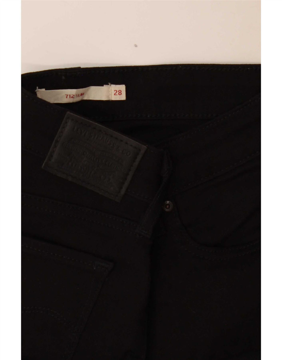Jeans Levi's 712 Slim da donna W28 L26 neri