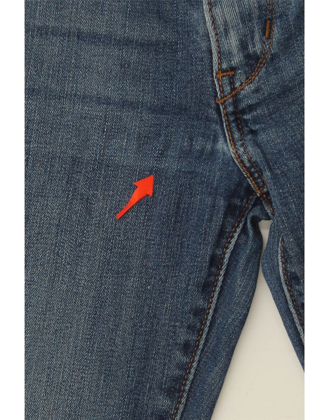 LEVI'S Womens Demi Curve Straight Jeans US 4 Small W27 L31 Blue Vintage Levi's and Second-Hand Levi's from Messina Hembry 