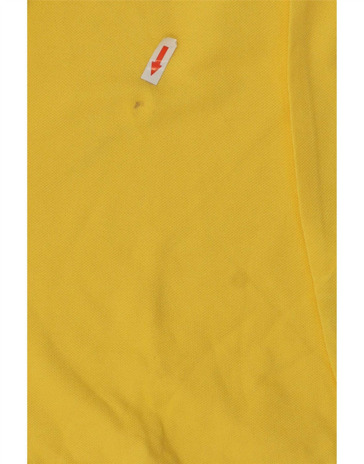 Polo Uomo Lotto Large in Cotone Giallo