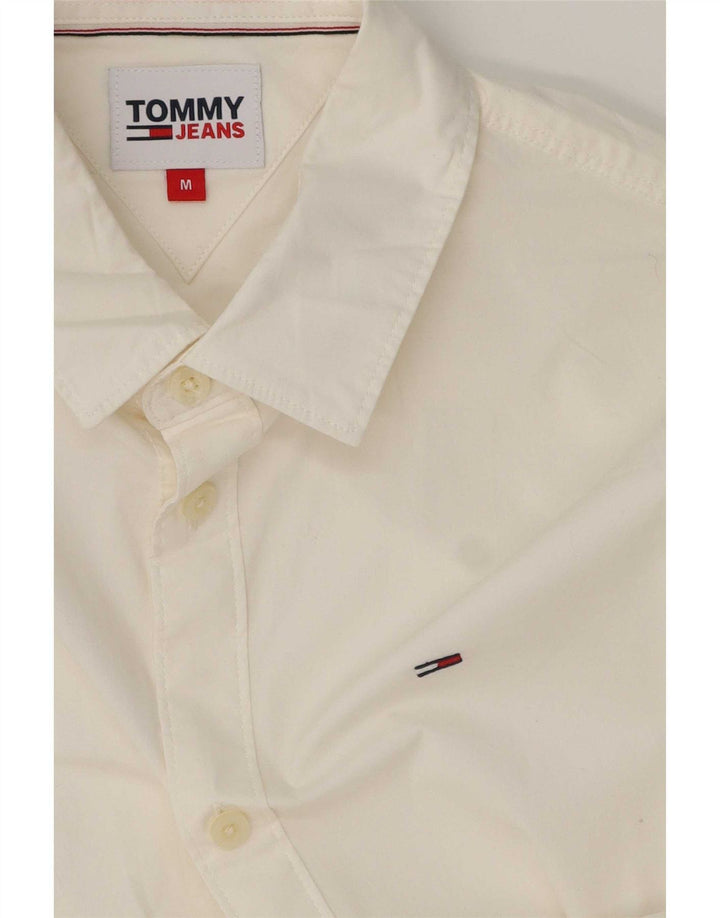 Camicia da uomo Tommy Hilfiger in cotone bianco medio