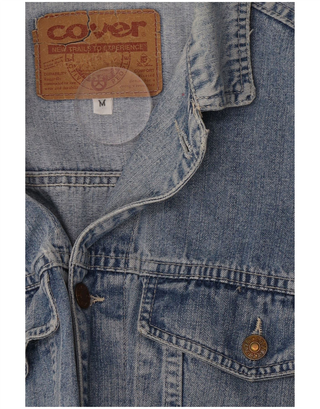 Copertina Giacca di jeans da uomo UK 38 Blu medio