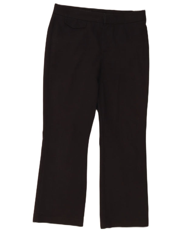 Pantaloni corti bootcut da donna Zara medi W28 L25 cotone nero