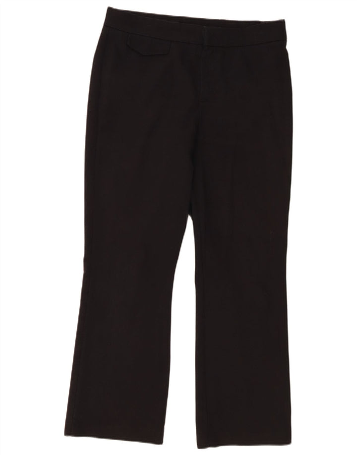 Pantaloni corti bootcut da donna Zara medi W28 L25 cotone nero