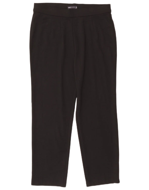 Leggings da donna Marks & Spencer UK 16 Large in viscosa nera