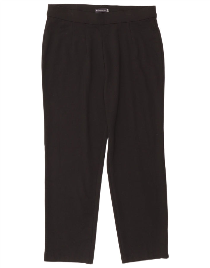 Leggings da donna Marks & Spencer UK 16 Large in viscosa nera