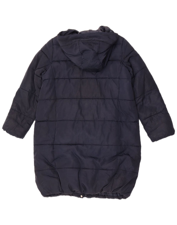 Cappotto imbottito con cappuccio Marks & Spencer per ragazze 11-12 anni in poliestere blu navy