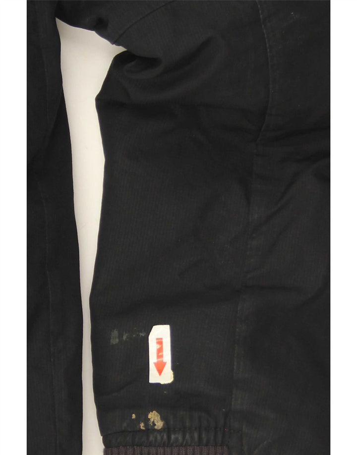 Giacca imbottita con cappuccio Nike da uomo UK 38 Medium Black Colourblock poliestere