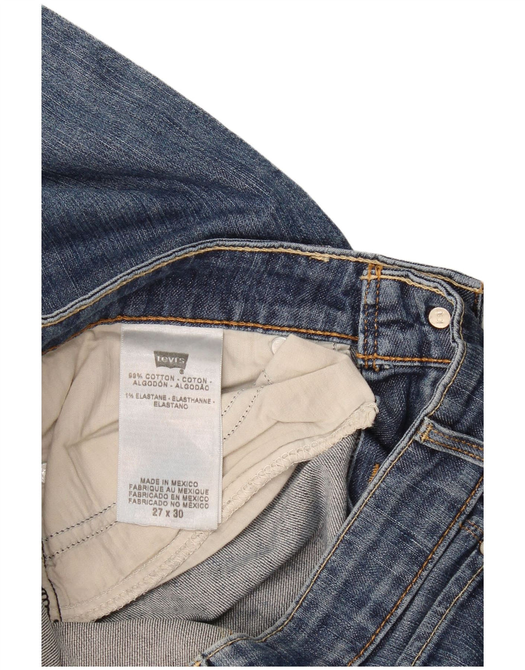 Jeans skinny da donna Levi's W27 L30 cotone blu