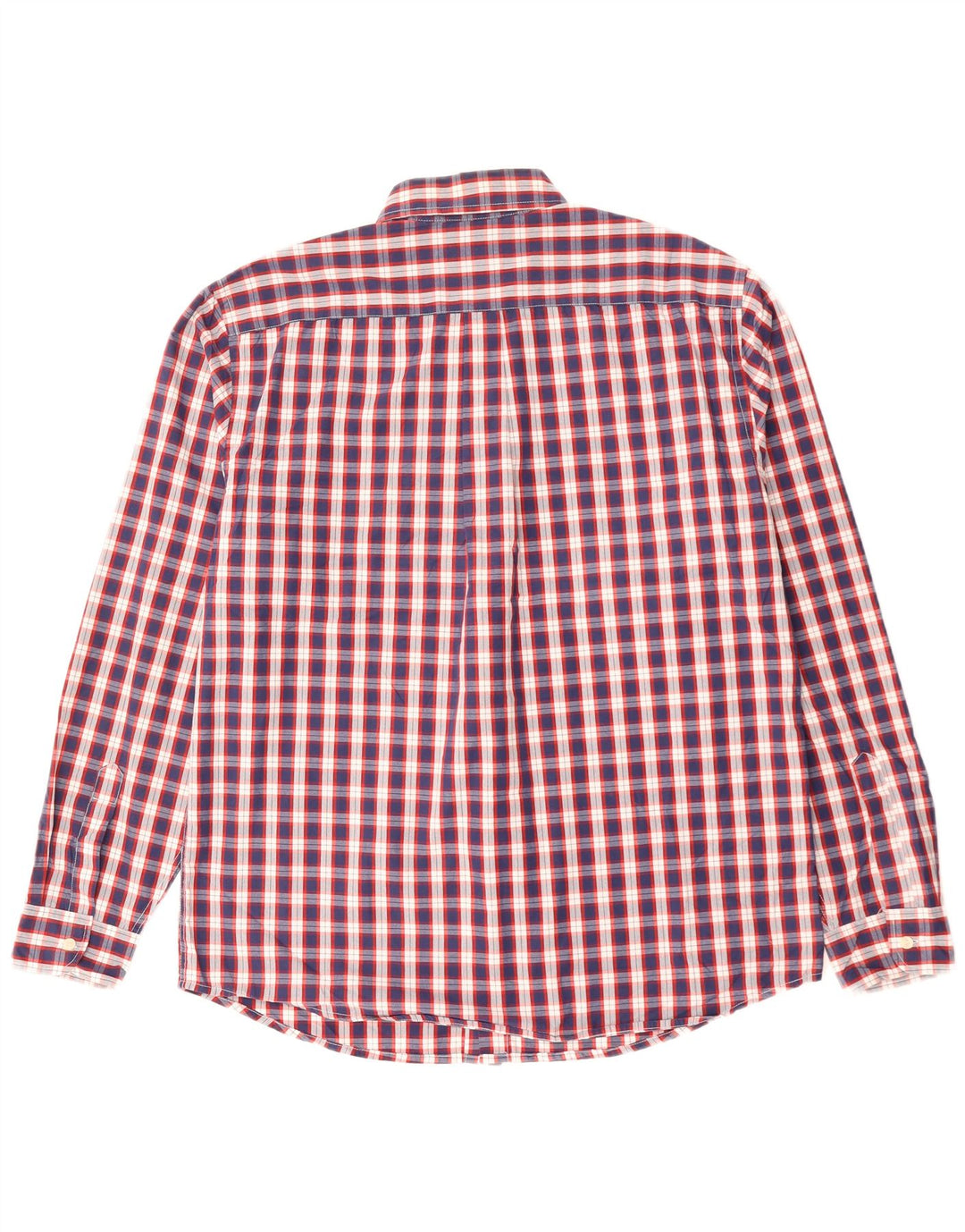 DOCKERS Camicia da uomo in cotone a quadri grandi blu navy