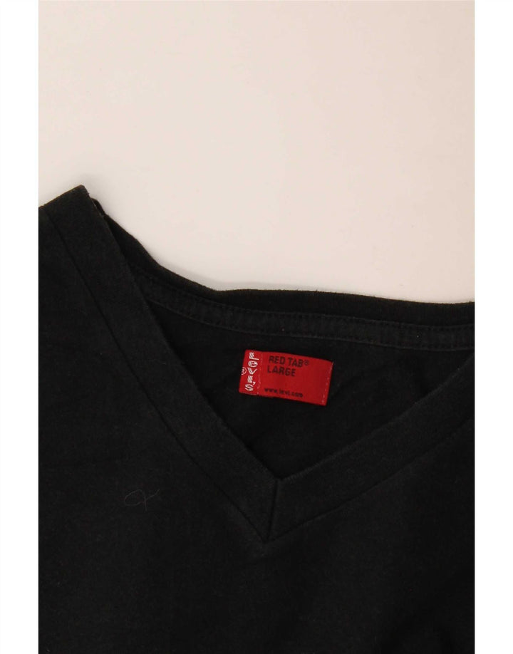 T-shirt Levi's da uomo grande nera