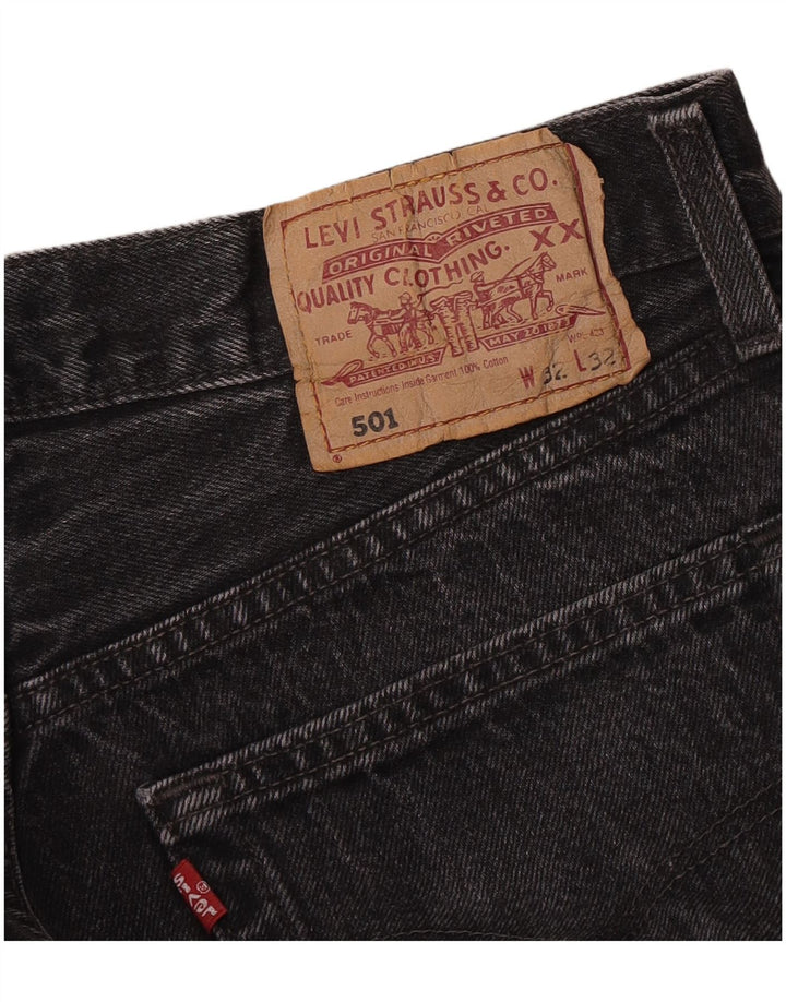 Levi's Uomo 501 Jeans dritti W32 L32 Grigi