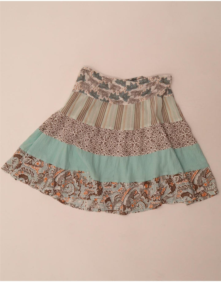 Columbia Womens Mini Skirt Medium W30 Multicoloured Paisley Cotton