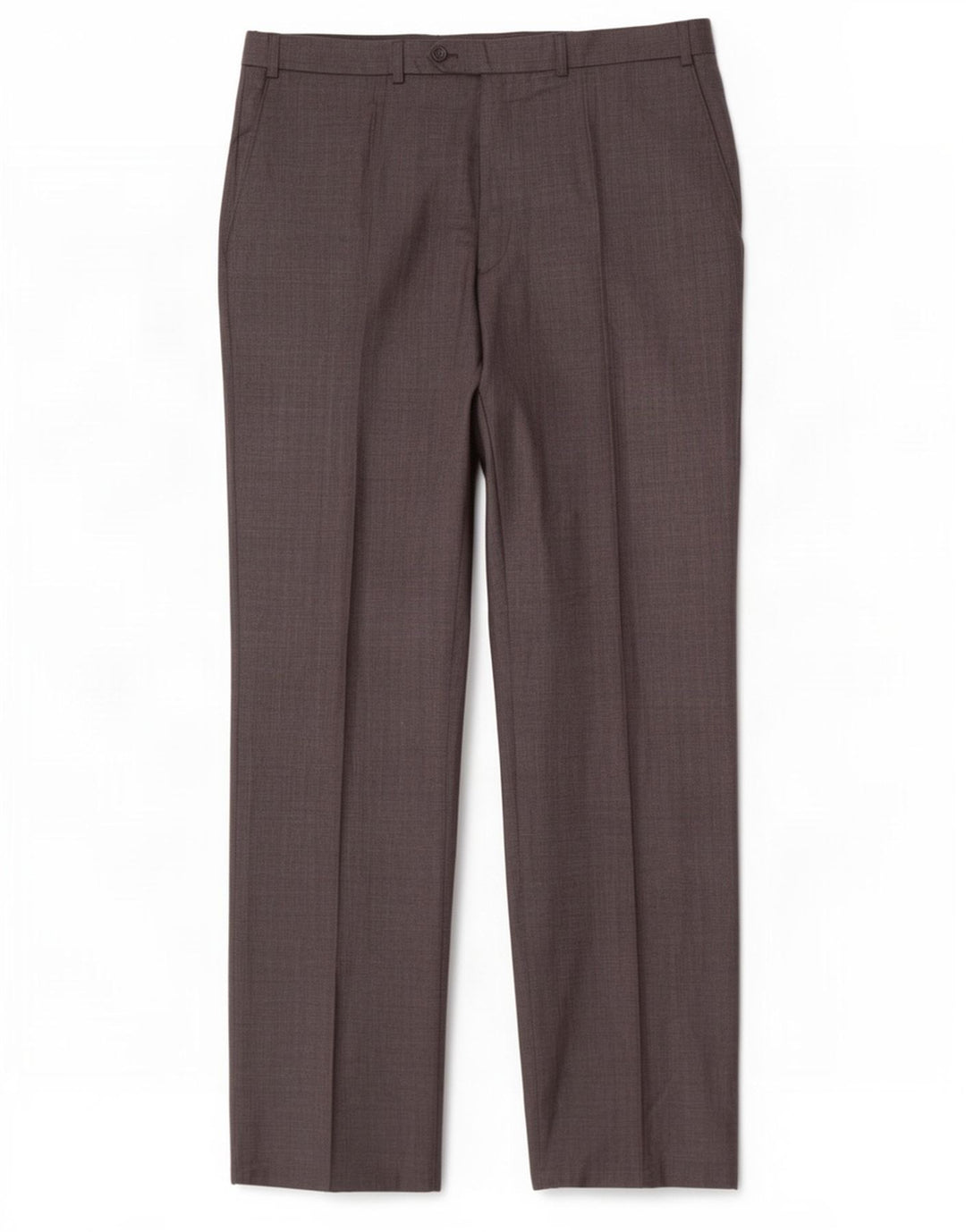 Pantaloni da abito dritti da uomo Marks & Spencer W40 L33 lana grigia