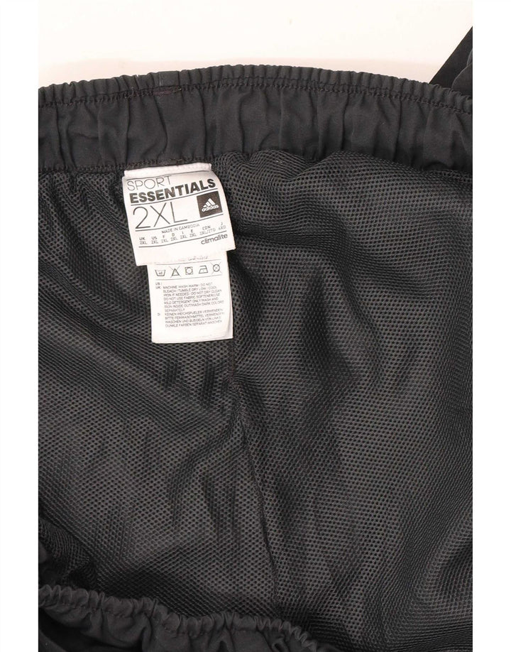 Pantaloncini sportivi Adidas Climalite da uomo 2XL poliestere grigio
