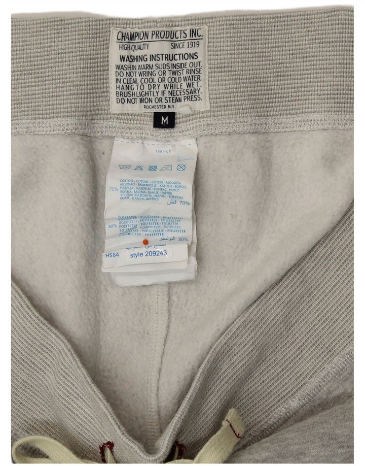 CHAMPION Mens Tracksuit Trousers Joggers Medium  Grey Cotton