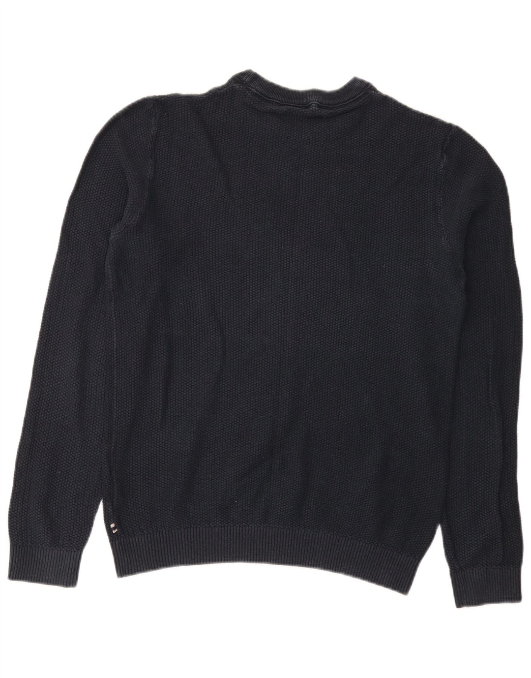 Maglione maglione girocollo da uomo Jack & Jones in cotone blu navy medio