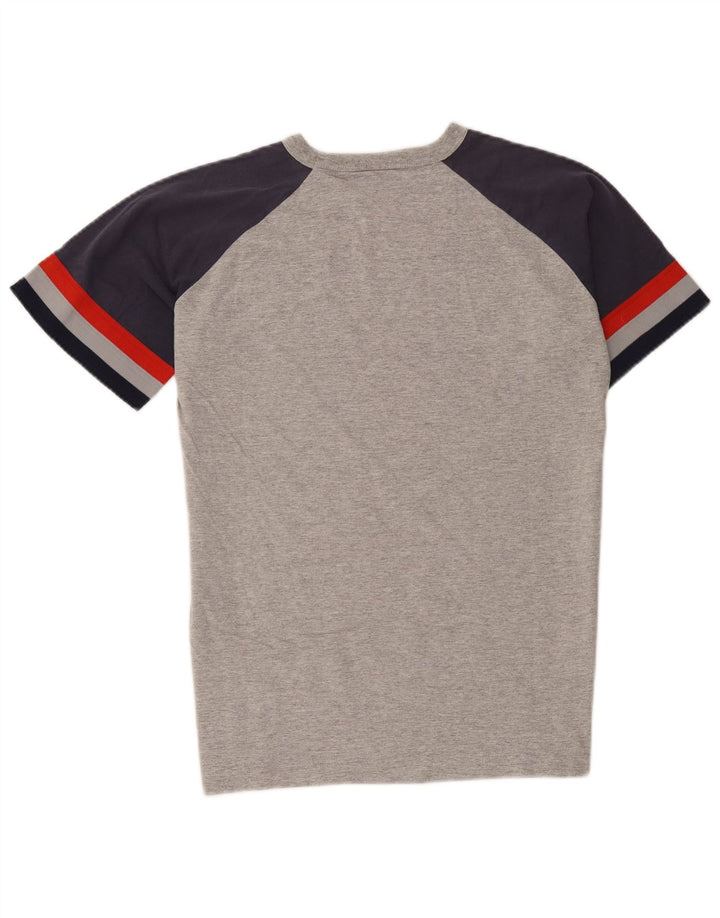 Maglietta grafica da uomo Lee Top grigio medio color block