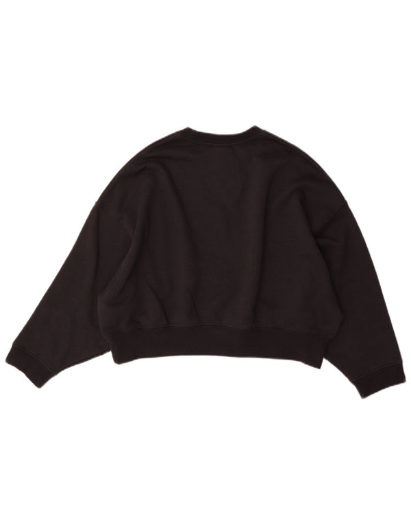 Felpa con grafica oversize Nike per ragazze, 10-11 anni, colore nero medio