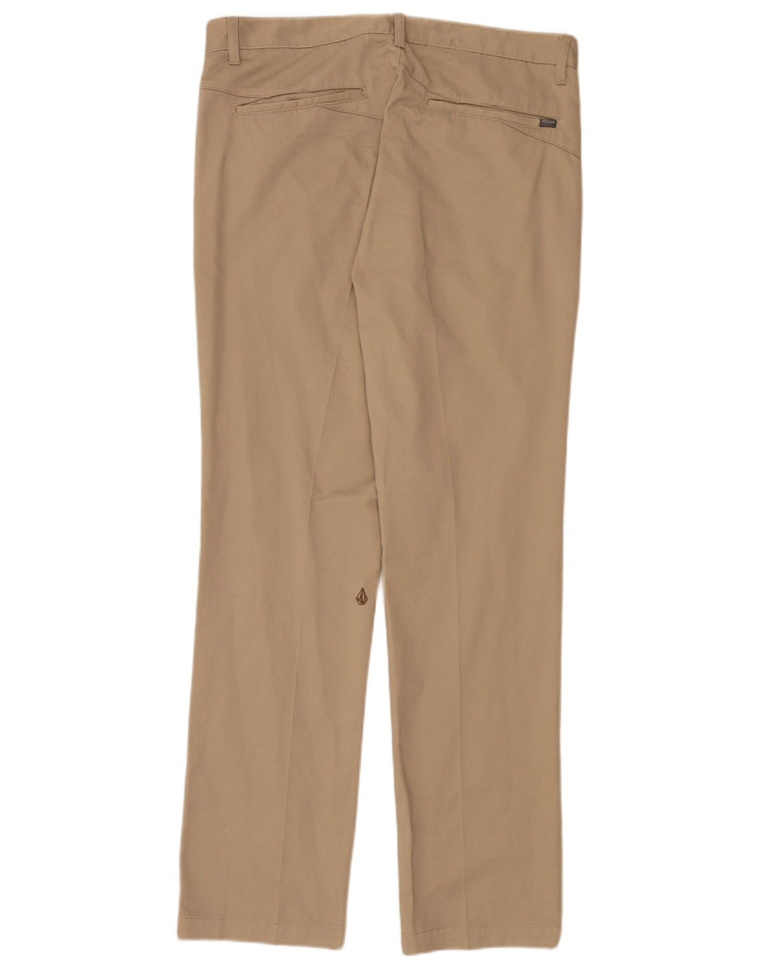 Pantaloni chino slim da uomo Volcom W36 L34 in cotone beige