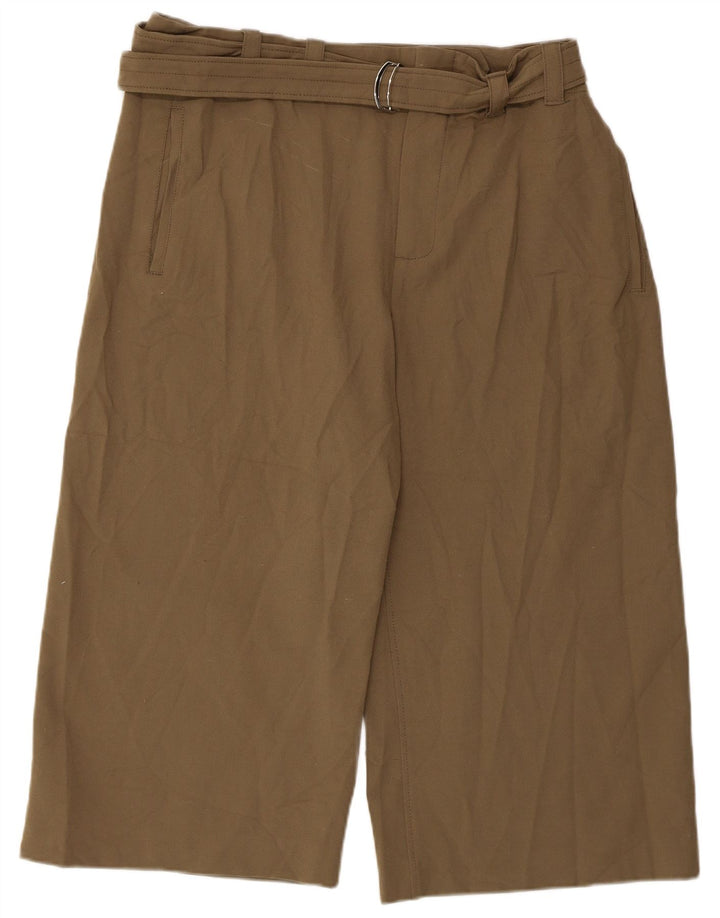 Pantaloni Capri da donna Zara 2XL W36 L20 poliestere kaki