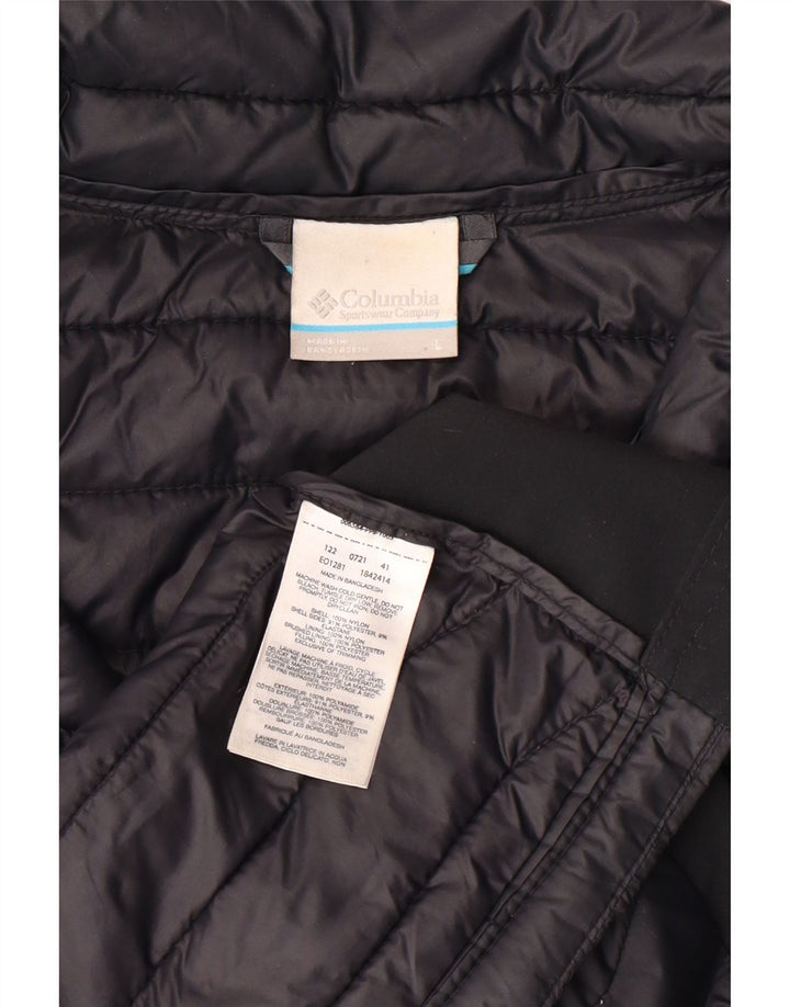 Gilet imbottito da uomo COLUMBIA UK 40 grande nylon nero