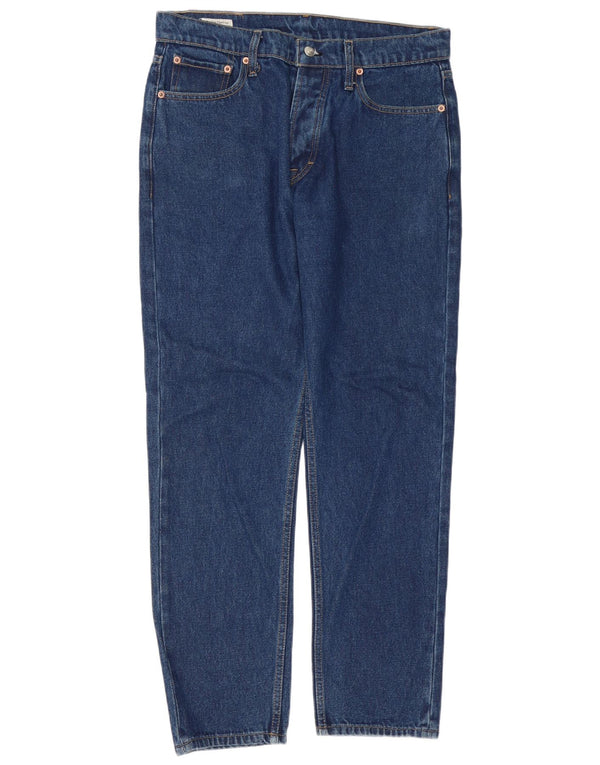 Levi's Mens 501 Straight Jeans W32 L30 Blue Cotton