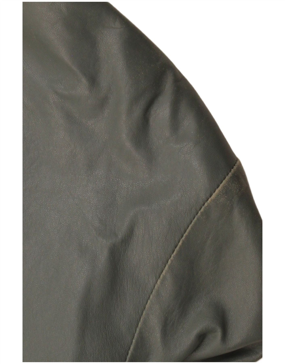 Giubbotto bomber in pelle da donna VINTAGE UK 12 Pelle grigio medio