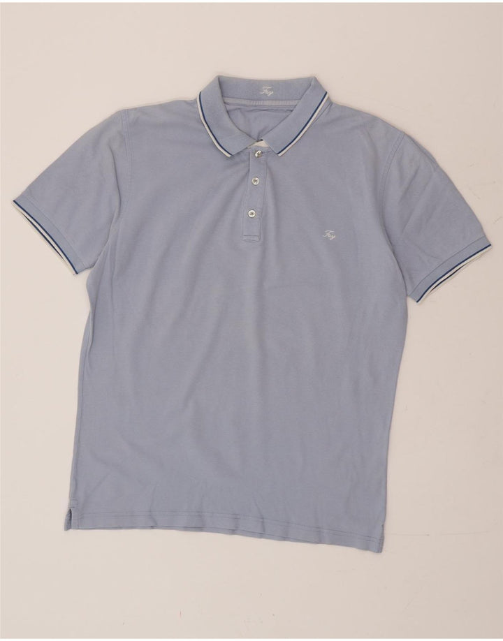 Polo da uomo FAY XL a righe blu